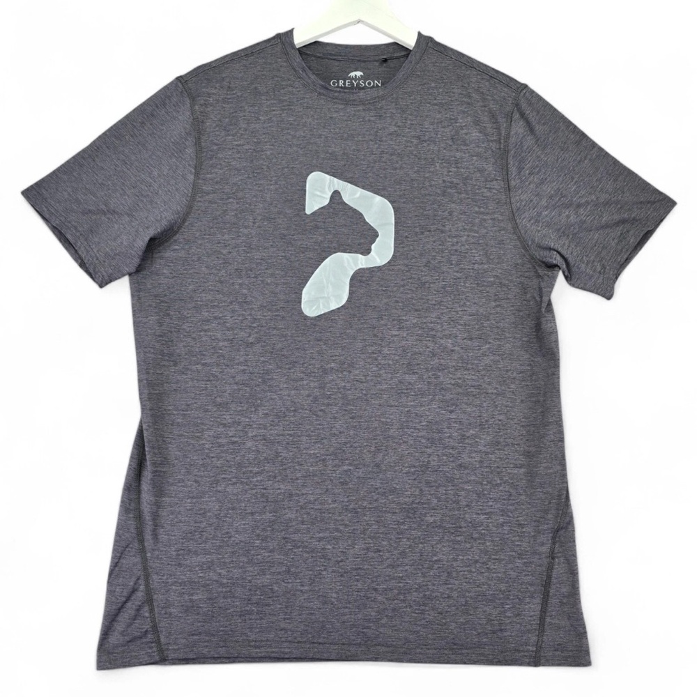 Greyson T Shirt Mens Panther National Med Gray